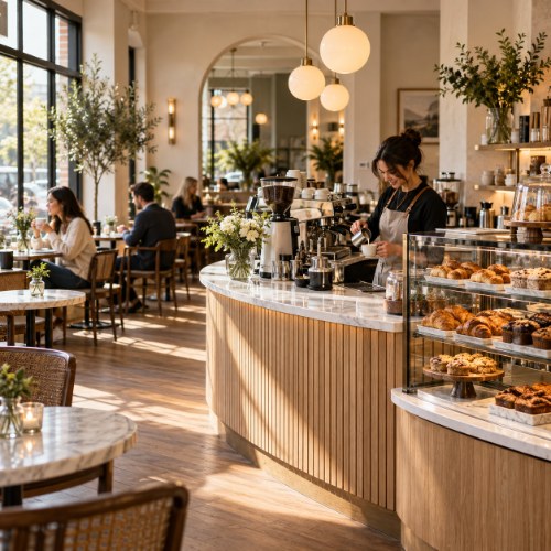 A local café interior