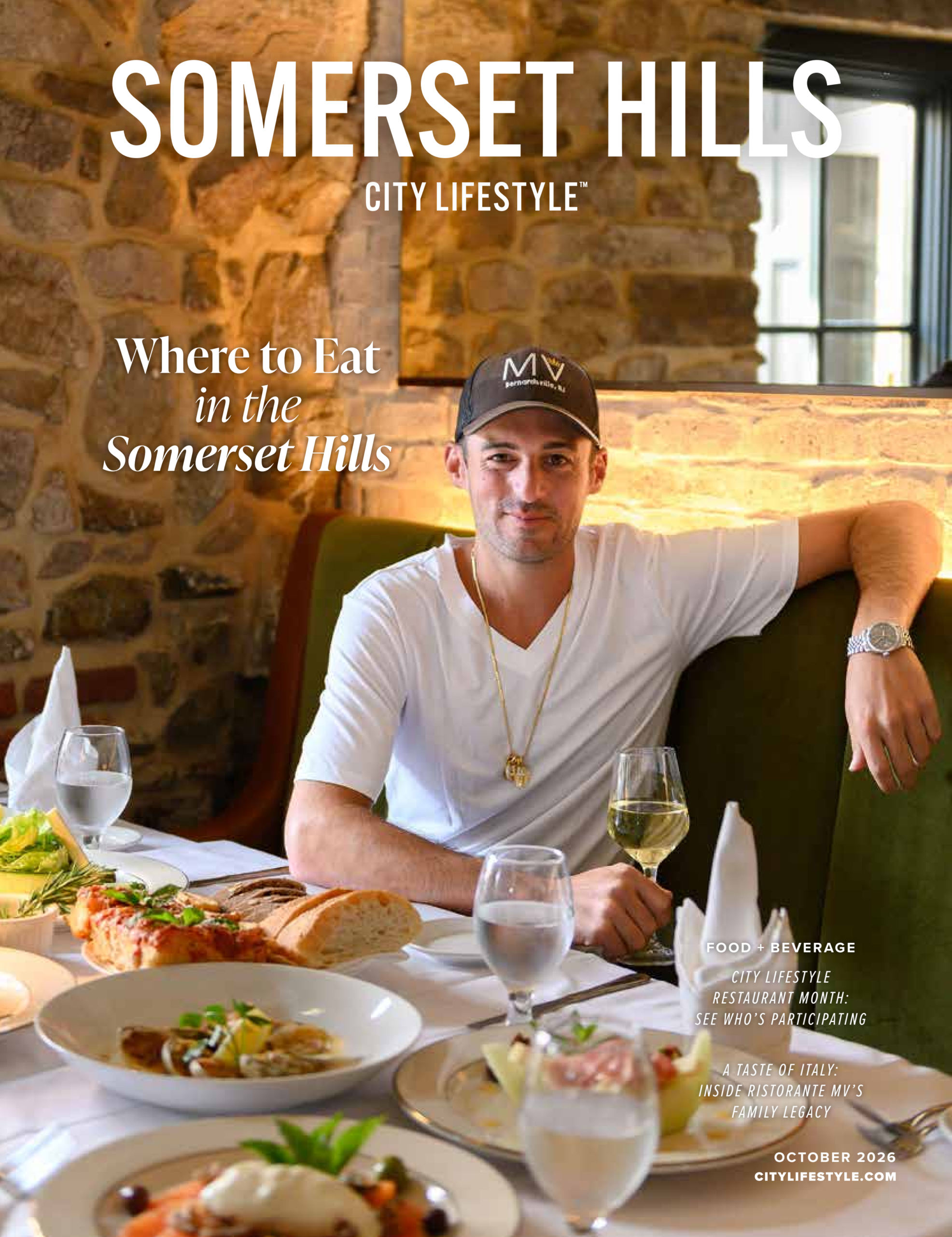 Somerset Hills City Lifestyle October 2026 cover