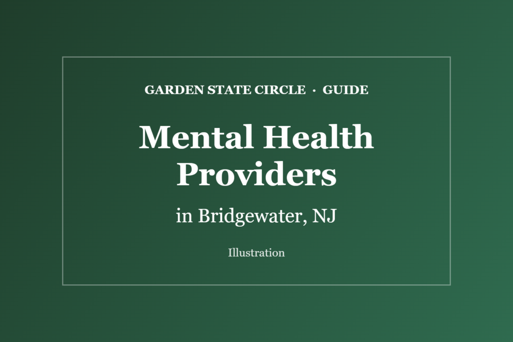 Illustration card for the Mental Health Providers guide, Bridgewater, NJ