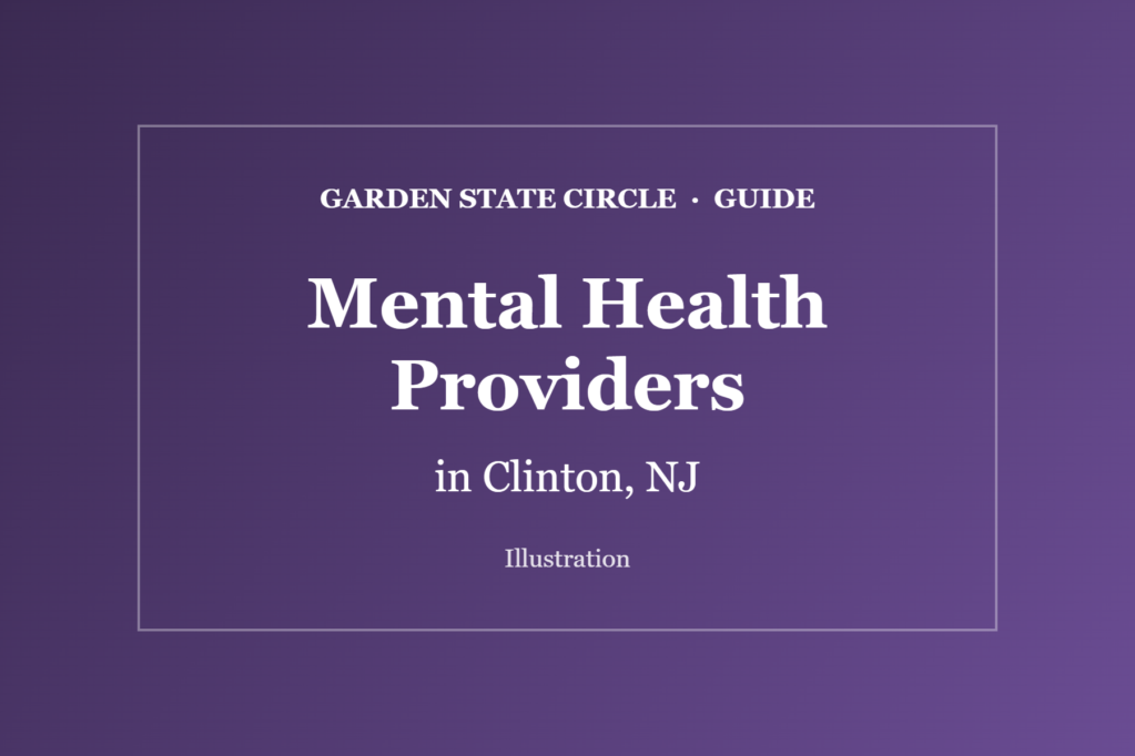 Illustration card for the Mental Health Providers guide, Clinton, NJ