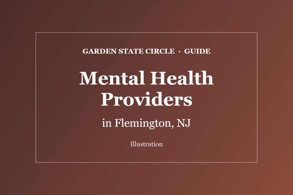 Illustration card for the Mental Health Providers guide, Flemington, NJ